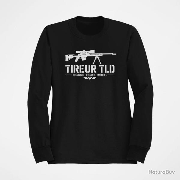 Sweat Tir Sportif Tireur TLD Noir