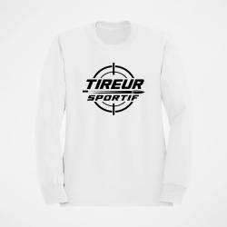 Sweat Tir Sportif Tireur sportif Typographie Blanc