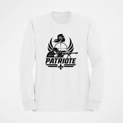 Sweat Tir Sportif Tireur patriote Coq Blanc