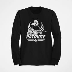 Sweat Tir Sportif Tireur patriote Coq Noir