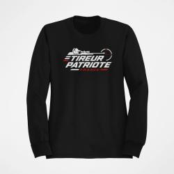 Sweat Tir Sportif Tireur patriote Noir / Orange