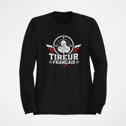 Sweat Tir Sportif Tireur fran&ccedil;ais Noir