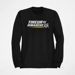 Sweat Tir Sportif Tireur du dimanche Bipied Noir / Orange