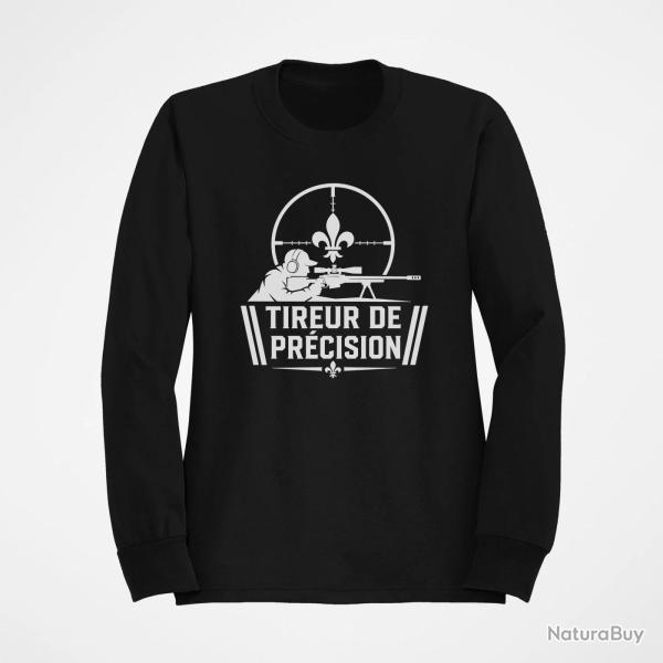 Sweat Tir Sportif Tireur de pr�cision Noir