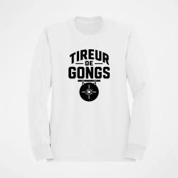 Sweat Tir Sportif Tireur de gong Blanc
