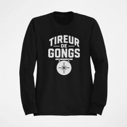 Sweat Tir Sportif Tireur de gong Noir