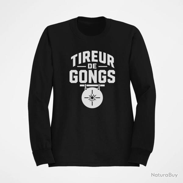 Sweat Tir Sportif Tireur de gong Noir