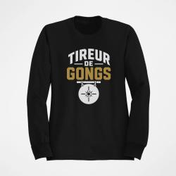 Sweat Tir Sportif Tireur de gong Noir / Orange