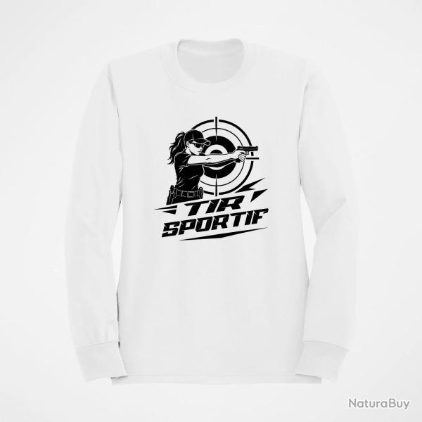 Sweat Tir Sportif Tir sportif f�minin Blanc