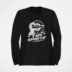 Sweat Tir Sportif Tir sportif f&eacute;minin Noir