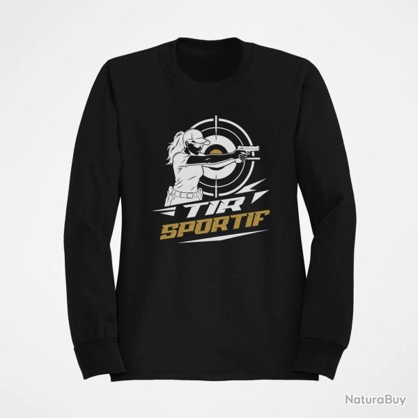Sweat Tir Sportif Tir sportif f�minin Noir / Orange
