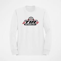 Sweat Tir Sportif Tir sportif Casque et cible Blanc / Orange