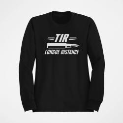 Sweat Tir Sportif Tir longue distance patriote Noir