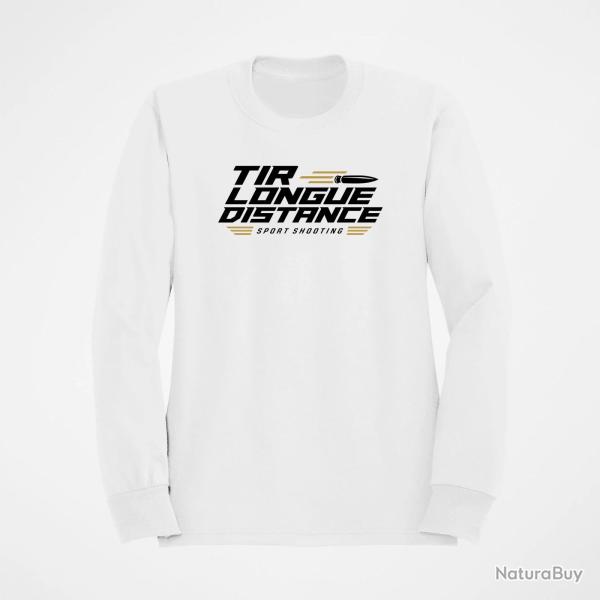 Sweat Tir Sportif Tir longue distance Sport Shooting Blanc / Orange
