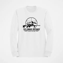 Sweat Tir Sportif Tir longue distance Pr&eacute;cision Blanc