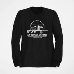 Sweat Tir Sportif Tir longue distance Pr&eacute;cision Noir