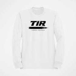 Sweat Tir Sportif Tir longue distance Cartouche Blanc