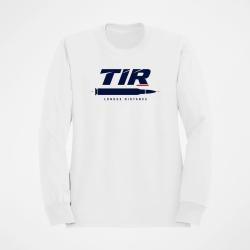 Sweat Tir Sportif Tir longue distance Cartouche Blanc / Orange
