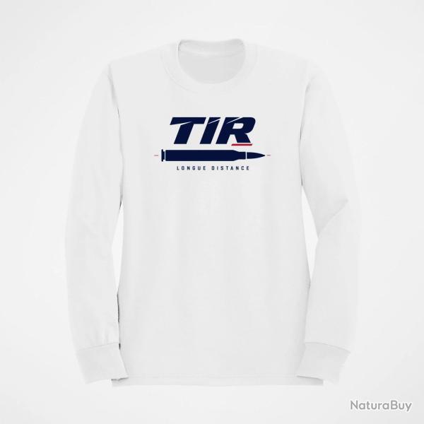 Sweat Tir Sportif Tir longue distance Cartouche Blanc / Orange
