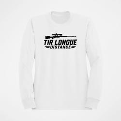 Sweat Tir Sportif Tir longue distance Carabine Blanc