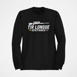 Sweat Tir Sportif Tir longue distance Carabine Noir / Orange