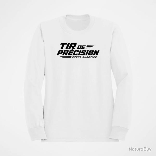 Sweat Tir Sportif Tir de pr�cision Sport Shooting Blanc