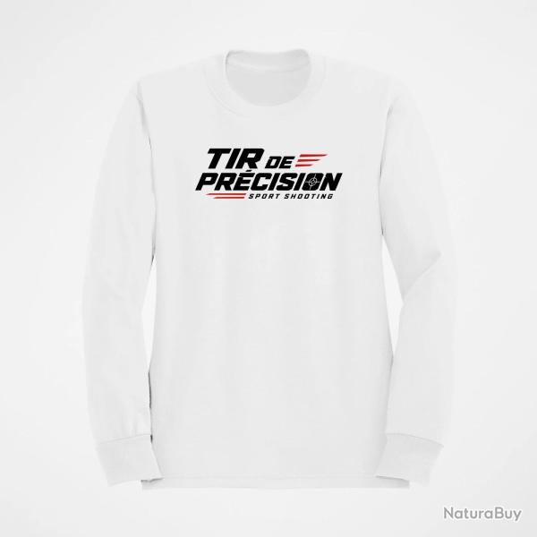 Sweat Tir Sportif Tir de pr�cision Sport Shooting Blanc / Orange