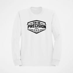 Sweat Tir Sportif Tir de pr&eacute;cision Blason cible Blanc