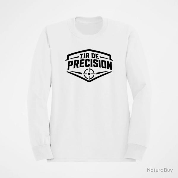 Sweat Tir Sportif Tir de pr�cision Blason cible Blanc