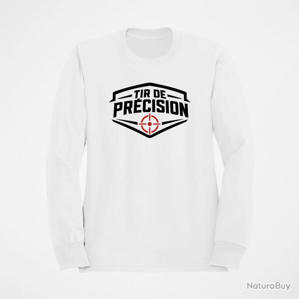 Sweat Tir Sportif Tir de pr�cision Blason cible Blanc / Orange