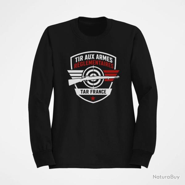 Sweat Tir Sportif Tir aux armes r�glementaires TAR Noir / Orange
