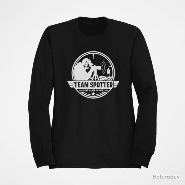 Sweat Tir Sportif Team Spotter Noir