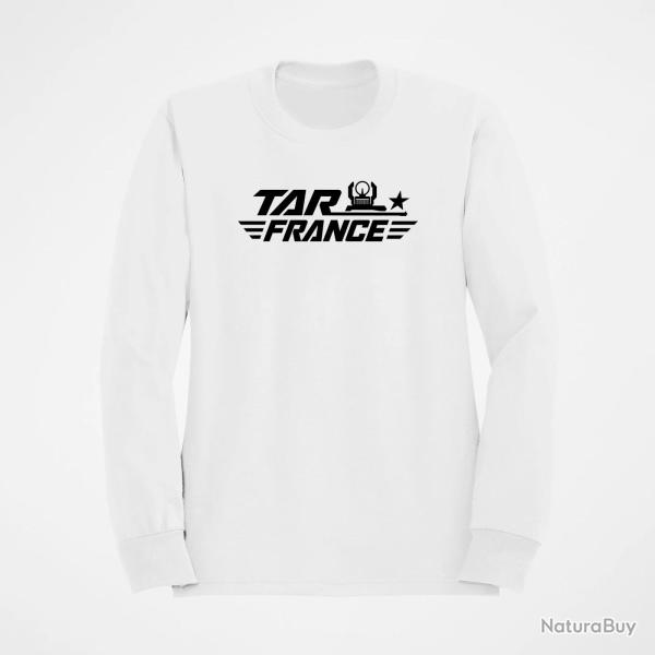 Sweat Tir Sportif TAR France Monocoup Blanc