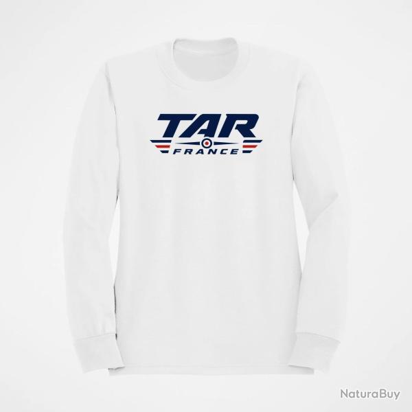 Sweat Tir Sportif TAR France Cible Blanc / Orange