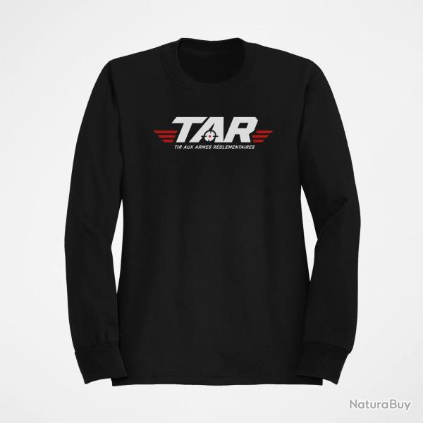 Sweat Tir Sportif TAR Tir aux armes r�glementaires Embl�me Noir / Orange