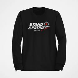 Sweat Tir Sportif Stand et patrie France Noir / Orange
