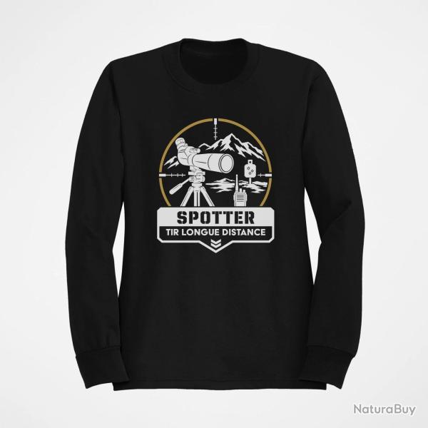 Sweat Tir Sportif Spotter TLD Montagne Noir / Orange
