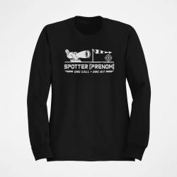 Sweat Tir Sportif Spotter personnalisable Noir
