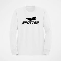 Sweat Tir Sportif Spotter Longue-vue Blanc