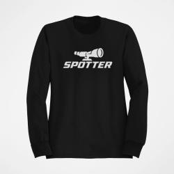Sweat Tir Sportif Spotter Longue-vue Noir
