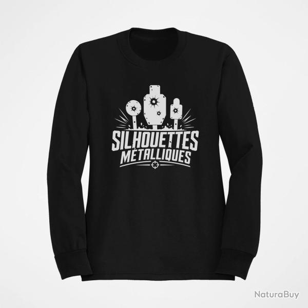 Sweat Tir Sportif Silhouette m�tallique Noir