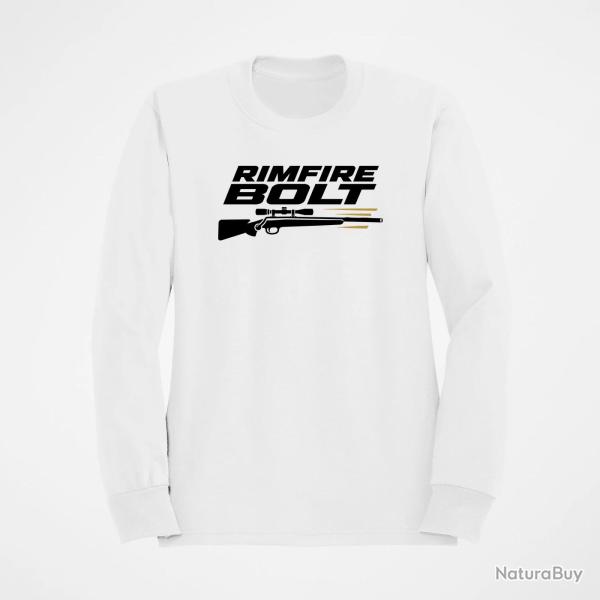 Sweat Tir Sportif Rimfire Bolt Blanc / Orange