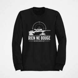 Sweat Tir Sportif Rien ne bouge Benchrest Noir