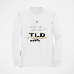 Sweat Tir Sportif R&eacute;ticule sapin Tir longue distance Blanc / Orange