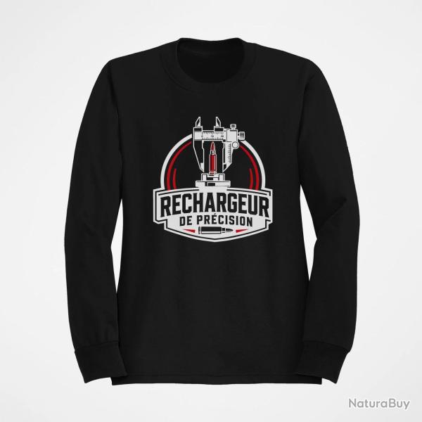 Sweat Tir Sportif Rechargeur de pr�cision Noir / Orange