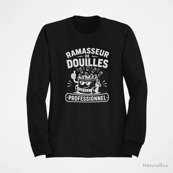 Sweat Tir Sportif Ramasseur de douilles professionnel Noir
