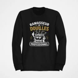Sweat Tir Sportif Ramasseur de douilles professionnel Noir / Orange