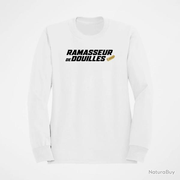 Sweat Tir Sportif Ramasseur de douilles pro Blanc / Orange