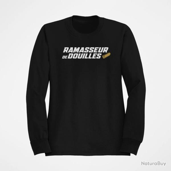 Sweat Tir Sportif Ramasseur de douilles pro Noir / Orange