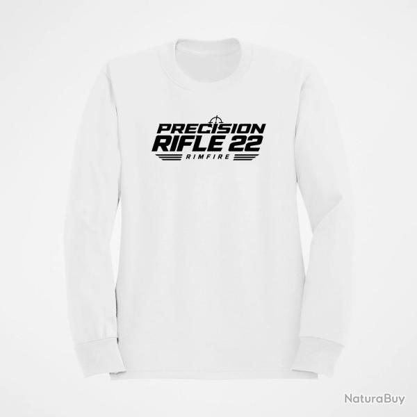 Sweat Tir Sportif Precision Rifle 22 Rimfire Blanc